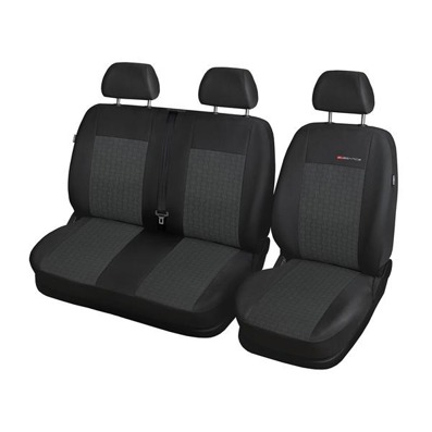 Housses de siège sur mesure pour Peugeot Expert III Van (2016-.) 9 places  - housse siege voiture - couverture siege - Auto-Dekor - Elegance - P-2 P-2