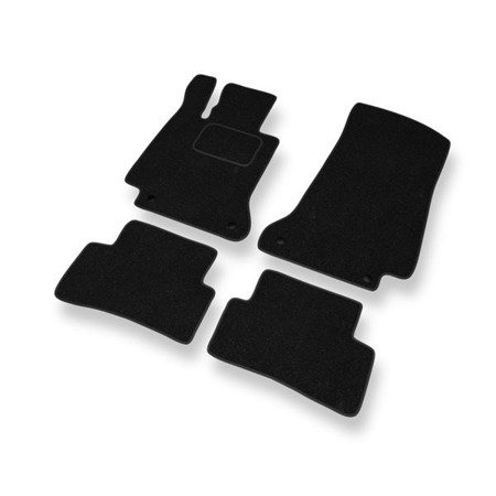 Tapis de sol feutre pour Ford Fusion I FL (2006-2013) - tapis de voiture -  noir - DGS Autodywan