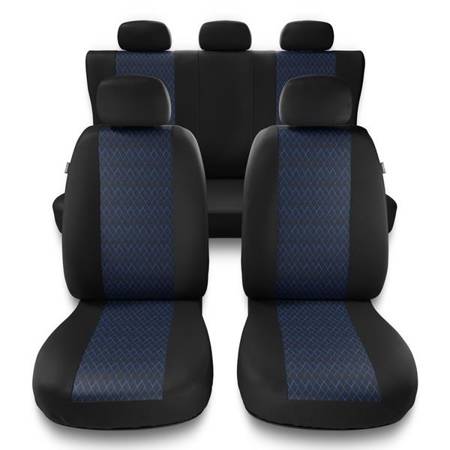 Housses de siège universelles pour Citroen DS4 (2011-2015) - housse siege  voiture universelles - couverture siege conducteur - bleu - Auto-Dekor -  X-Line 1+1 Bleu
