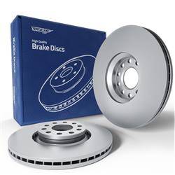 2x Les disques de frein pour Audi A4 B5 Avant (1995-2001) - ventilé - 312mm - Tomex - TX 71-97 (essieu avant)