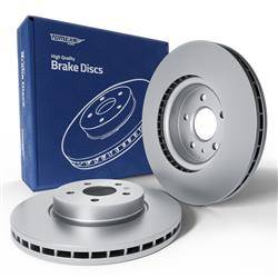 2x Les disques de frein pour Audi A7 I Sportback (2010-2018) - ventilé - 320mm - Tomex - TX 72-56 (essieu avant)