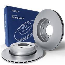 2x Les disques de frein pour BMW 3 E36 Compact, Coupé, Cabriolet, Berline, Touring (1995-2005) - ventilé - 276mm - Tomex - TX 71-57 (essieu arrière)