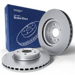 2x Les disques de frein pour Chevrolet Cruze I Hayon, Break, Berline (2009-2015) - ventilé - 300mm - Tomex - TX 72-53 (essieu avant)