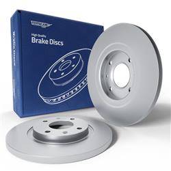 2x Les disques de frein pour Citroen Berlingo I Van (1996-2011) - pleine - 266mm - Tomex - TX 70-94 (essieu avant)