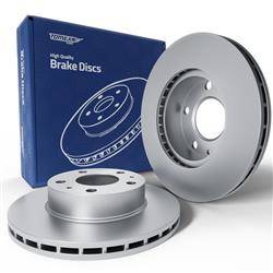 2x Les disques de frein pour Citroen Jumper I Van (1994-2006) - ventilé - 300mm - Tomex - TX 70-60 (essieu avant)