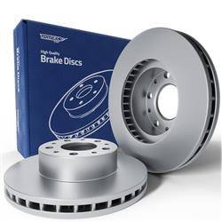 2x Les disques de frein pour Citroen Jumper II Van (2006-2015) - ventilé - 280mm - Tomex - TX 70-95 (essieu avant)