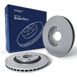 2x Les disques de frein pour Citroen Xsara I, II Coupé, Hayon, Break (1999-2005) - ventilé - 266mm - Tomex - TX 70-05 (essieu avant)