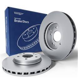 2x Les disques de frein pour Mercedes-Benz Classe C CL203 Coupé (2001-2008) - ventilé - 288mm - Tomex - TX 71-06 (essieu avant)