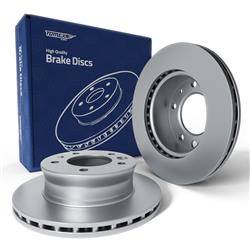 2x Les disques de frein pour Mercedes-Benz Sprinter I Van (1995-2006) - ventilé - 276mm - Tomex - TX 70-07 (essieu avant)