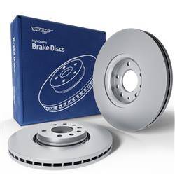 2x Les disques de frein pour Opel Astra G Coupé, Hayon, Cabriolet, Break (1999-2005) - ventilé - 308mm - Tomex - TX 72-03 (essieu avant)