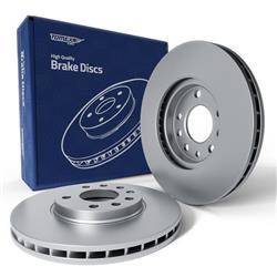 2x Les disques de frein pour Opel Astra H Classic Hayon, Break, Berline (2006-2014) - ventilé - 280mm - Tomex - TX 70-11 (essieu avant)