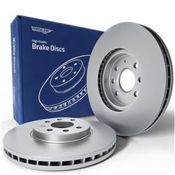 2x Les disques de frein pour Opel Astra H Hayon, Cabriolet, Break, Berline (2004-2014) - ventilé - 280mm - Tomex - TX 71-20 (essieu arrière)