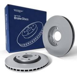 2x Les disques de frein pour Opel Corsa F Hayon (2019-....) - ventilé - 266mm - Tomex - TX 70-05 (essieu avant)