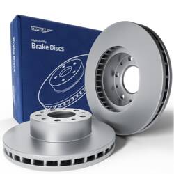 2x Les disques de frein pour Peugeot Boxer I Van (2000-2001) - ventilé - 280mm - Tomex - TX 70-95 (essieu avant)