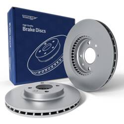 2x Les disques de frein pour Renault Scenic I Monospace (1996-1998) - ventilé - 259mm - Tomex - TX 70-10 (essieu avant)