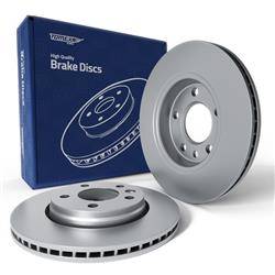 2x Les disques de frein pour Volkswagen Multivan T5 Van (2003-2015) - ventilé - 294mm - Tomex - TX 71-07 (essieu arrière)