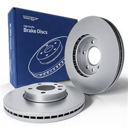 2x Les disques de frein pour Volkswagen Multivan T6 Van (2015-2021) - ventilé - 308mm - Tomex - TX 71-04 (essieu avant)