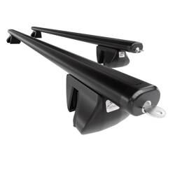 Barres de toit en Aluminium pour Alfa Romeo 156 Crosswagon (2004-2007) - Porte-Bagages de Voiture noir - Amos - Alfa - Aero - rails