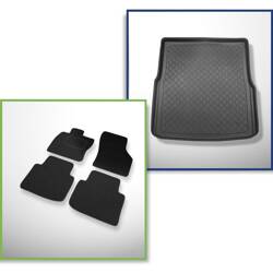 Ensemble: tapis feutre + tapis de coffre pour Volkswagen Passat B8 (12.2014-....) 5 porte - Guardliner - ainsi que pour le Plug-in GTE