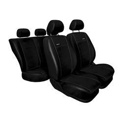 Housses de siège sur mesure pour Seat Leon I Hayon (1999-2005) - housse siege voiture - couverture siege - Auto-Dekor - Premium - noir