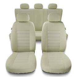 Housses de siège universelles pour Audi Q2 (2016-....) - housse siege voiture universelles - couverture siege - MG-3 (beige) - Auto-Dekor - Modern