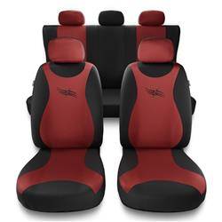 Housses de siège universelles pour BMW 4 (2013-2019) - housse siege voiture universelles - couverture siege - rouge - Auto-Dekor - Turbo