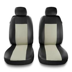 Housses de siège universelles pour Citroen C4 Picasso (2007-2018) - housse siege voiture universelles - couverture siege conducteur - beige - Auto-Dekor - Comfort 1+1