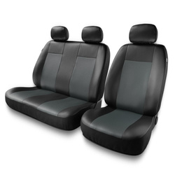 Housses de siège universelles pour Mercedes-Benz Citan W415, W420 (2012-....) - housse siege voiture universelles - couverture siege - gris - Auto-Dekor - Comfort 2+1