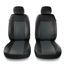 Housses de siège universelles pour Seat Ateca (2016-2019) - housse siege voiture universelles - couverture siege conducteur - gris - Auto-Dekor - Comfort 1+1