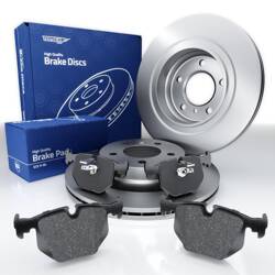 Plaquettes + disques de frein pour BMW 3 E46 Berline (2000-2005) - Tomex - TX 13-19 + TX 72-90 (essieu arrière)