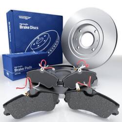 Plaquettes + disques de frein pour Peugeot Partner II Van (2008-2015) - Tomex - TX 11-12 + TX 70-94 (essieu avant)