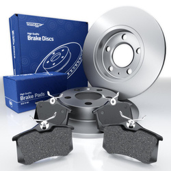 Plaquettes + disques de frein pour Skoda Octavia II Break (2004-2013) - Tomex - TX 10-781 + TX 73-06 (essieu arrière)