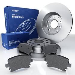 Plaquettes + disques de frein pour Skoda Octavia III Liftback (2013-2017) - Tomex - TX 13-95 + TX 71-37 (essieu arrière)