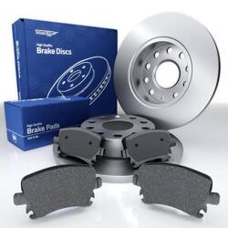 Plaquettes + disques de frein pour Skoda Superb II Break, Liftback (2008-2010) - Tomex - TX 13-95 + TX 70-79 (essieu arrière)