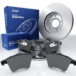 Plaquettes + disques de frein pour Volkswagen Transporter VI Van (2015-....) - Tomex - TX 13-93 + TX 71-04 (essieu avant)