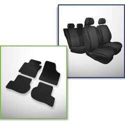 Set: tapis feutre + housses de siege confectionnees sur mesure pour Skoda Octavia II Break, Liftback (2004-2013) – Practic