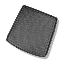 Tapis de coffre pour Audi Q7 4L SUV (03.2006-05.2015) - bac de coffre - protection de coffre voiture - Aristar - Cool liner - 5/7 places (3e rangée abaissée) / tapis plus épais pour les modeles avec systeme des rails de fixation dans le coffre