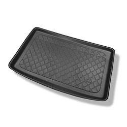 Tapis de coffre pour Ford B-MAX Monospace (09.2012-11.2017) - bac de coffre - protection de coffre voiture - Aristar - Guardliner - coffre inférieur (plancher double amovible en position basse ou retiré du coffre)