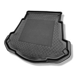 Tapis de coffre pour Ford Mondeo IV Berline (09.2007-12.2014) - bac de coffre - protection de coffre voiture - Aristar - Standard - avec roue de secours à usage temporaire ou kit de réparation