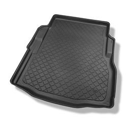 Tapis de coffre pour Jaguar XF X260 Berline (09.2015-....) - bac de coffre - protection de coffre voiture - Aristar - Guardliner - avec roue de secours à usage temporaire