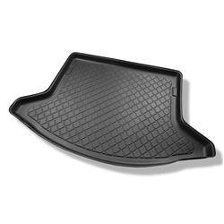 Tapis de coffre pour Mazda CX-5 KF SUV (07.2017-....) - bac de coffre - protection de coffre voiture - Aristar - Guardliner - coffre inférieur; plancher amovible en la position la plus basse ou sans plancher amovible du coffre