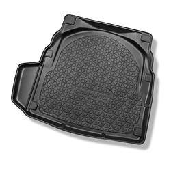 Tapis de coffre pour Mercedes-Benz Classe E W212 Berline (03.2009-03.2016) - bac de coffre - protection de coffre voiture - Aristar - Cool liner - avec cavité gauche (éventuellement à couper) ; surface plate du coffre 