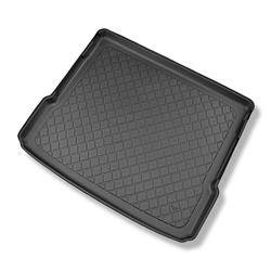 Tapis de coffre pour Mercedes-Benz GLB X247 SUV (11.2019-....) - bac de coffre - protection de coffre voiture - Aristar - Guardliner - 5 places; coffre supérieur; plancher amovible en la position la plus basse; 7 places - 3me rangée abaissée