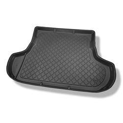 Tapis de coffre pour Mitsubishi Outlander II SUV (03.2007-08.2012) - bac de coffre - protection de coffre voiture - Aristar - Guardliner - 5/7 places; 3e rangée abaissée (avec et sans subwoofer)