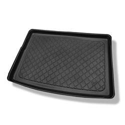 Tapis de coffre pour Opel Astra K Hayon (11.2015-12.2021) - bac de coffre - protection de coffre voiture - Aristar - Guardliner - coffre supérieur ; avec roue de secours à usage temporaire