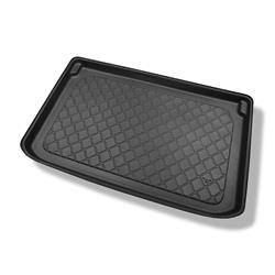 Tapis de coffre pour Opel Corsa D Hayon (2006-11.2014) - bac de coffre - protection de coffre voiture - Aristar - Guardliner - coffre supérieur (seuil de chargement plat)