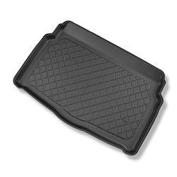 Tapis de coffre pour Volkswagen Golf VIII Hayon (12.2019-....) - bac de coffre - protection de coffre voiture - Aristar - Guardliner - coffre inférieur; plancher amovible en la position la plus basse; avec roue de secours à usage temporaire ou kit de répa