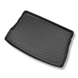 Tapis de coffre pour Volkswagen Golf VIII Hayon (12.2019-....) - bac de coffre - protection de coffre voiture - Aristar - Guardliner - coffre supérieur; plancher amovible en la position la plus basse; avec roue de secours complete / avec roue a usage temp