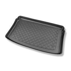 Tapis de coffre pour Volkswagen Polo VI Hayon (10.2017-....) - bac de coffre - protection de coffre voiture - Aristar - Guardliner - coffre supérieur; plancher amovible en la position la plus haute