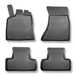 Tapis de sol en TPE pour Audi Q5 I 8R SUV (11.2008-12.2016) - tapis de voiture - noir - Aristar - Guardliner